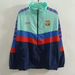 25/26 Barcelona Retro blue green red Windbreaker 25/26 Barcelona Retro blue green red Windbreaker