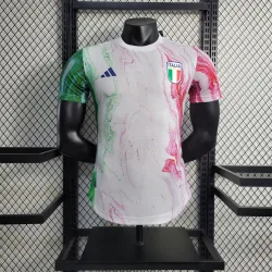 2023 Italy Training White Player Version Jersey - product photo 2023 Italy Training White Player Version Men's Jersey front with national crest.