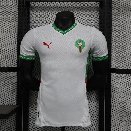 2025 Morocco Away white player jersey