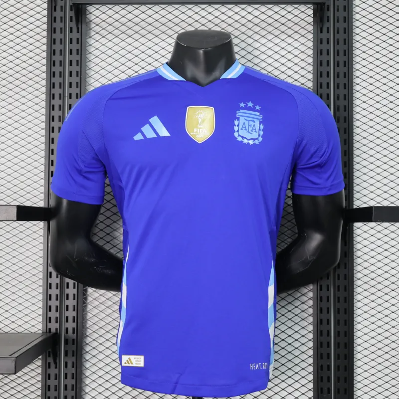 2024 Argentina Away Blue Player Version Jersey