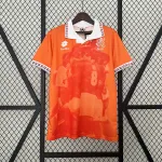 Camisola de futebol laranja retro da seleção holandesa de 1996 1996 Netherlands home retro orange soccer jersey