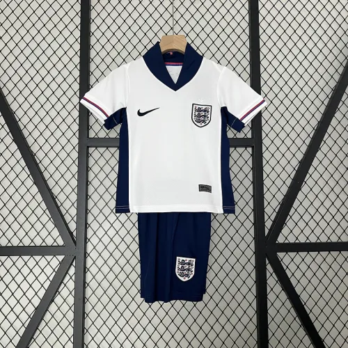 England Heimtrikot 2024, Weiß, Kinder