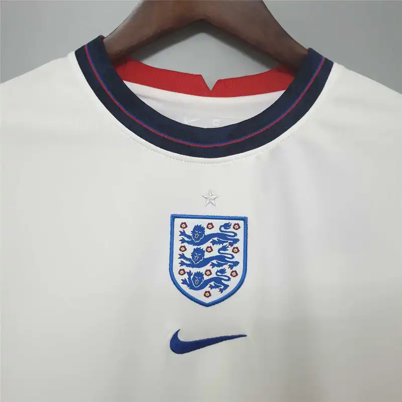 2020 England home Retro white Soccer Jersey