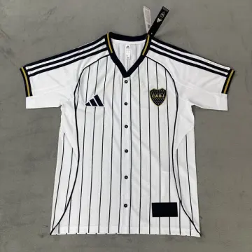 25-26 Boca White Baseball Jersey