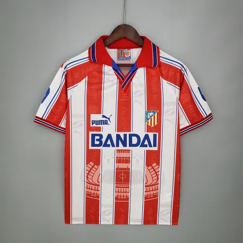 96/97 Atlético Madrid thuiswedstrijd-retroshirt