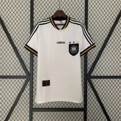 1996 Germany home Retro Soccer Jersey - product photo 1996 Germany home Retro Men's Soccer Jersey, classic front design with national crest.