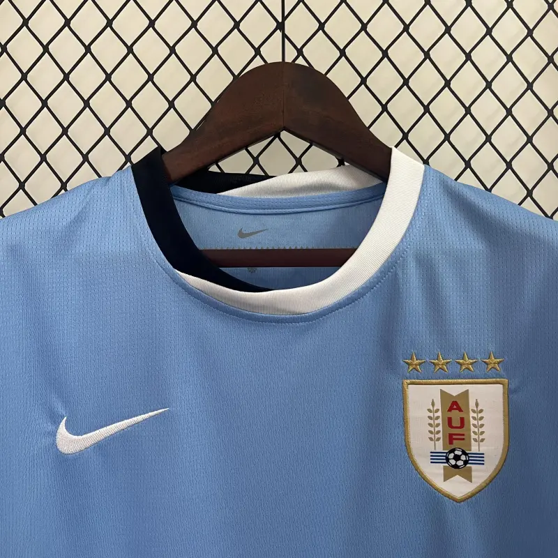 2024 Uruguay Home blue soccer jersey