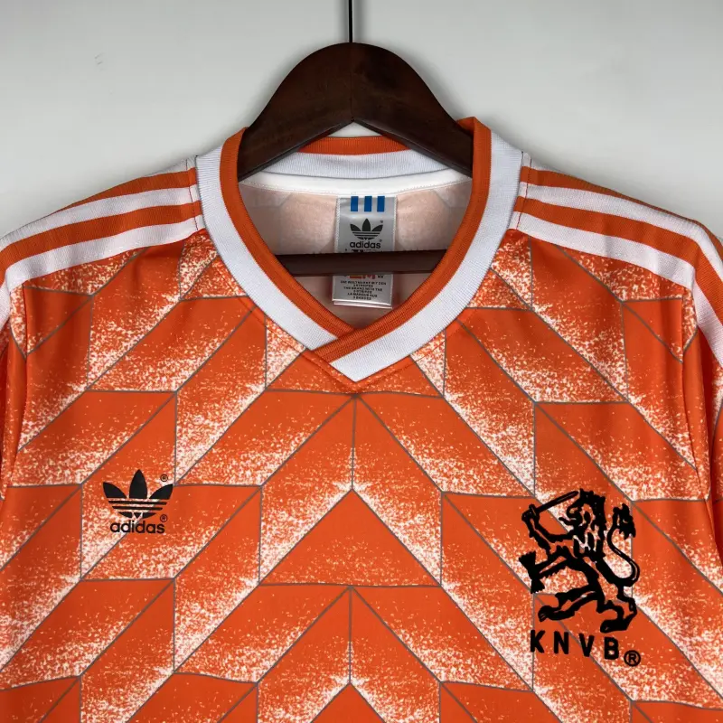 1988 Netherlands Home Retro Soccer Jersey