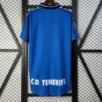 98/99 Tenerife Retro blauw voetbalshirt weg