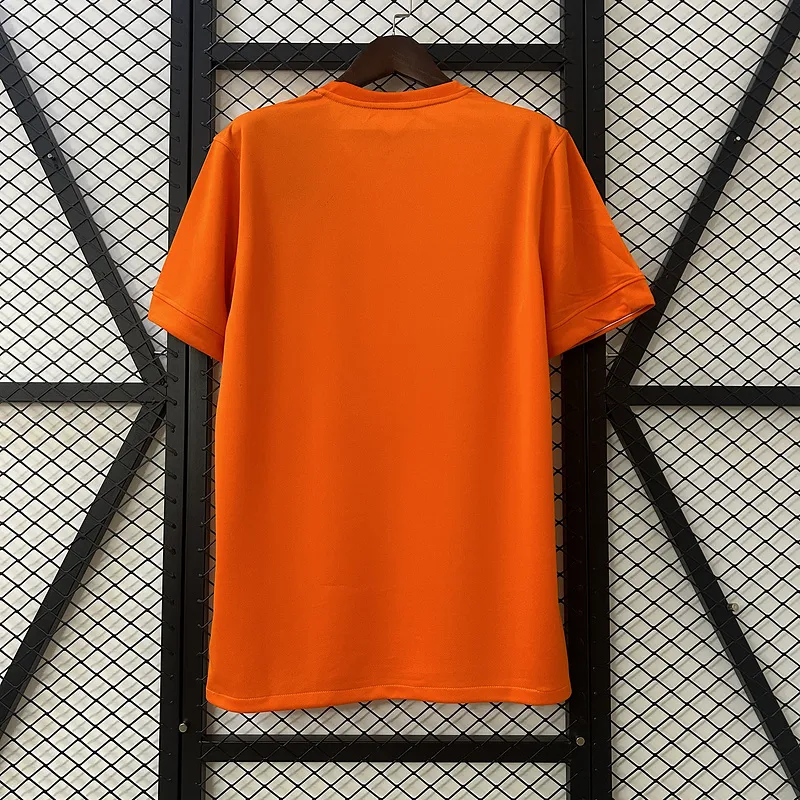 2014 World Cup Netherlands home retro orange soccer jersey