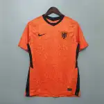 Camisa de futebol laranja retro da seleção da Holanda para jogos em casa de 2020 2020 Netherlands home Retro orange soccer jersey