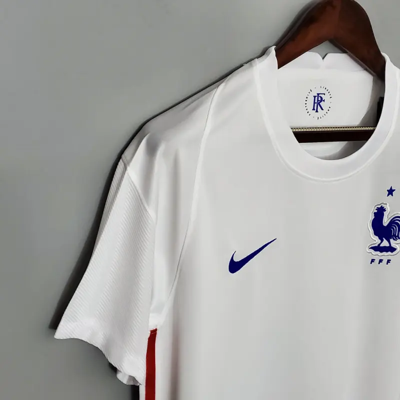 2020 France away Retro white Soccer Jersey