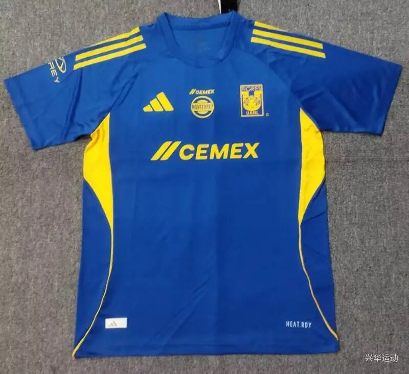 25/26 Tigres UANL Blau Training Fußball Trikot