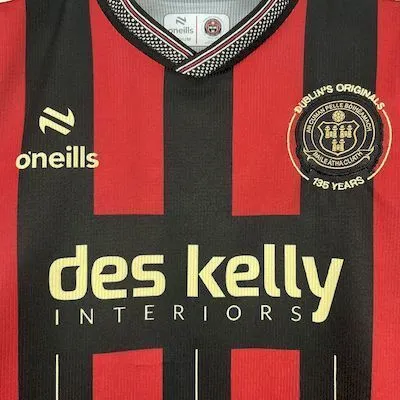 25/26 Bohemians home Soccer Jersey