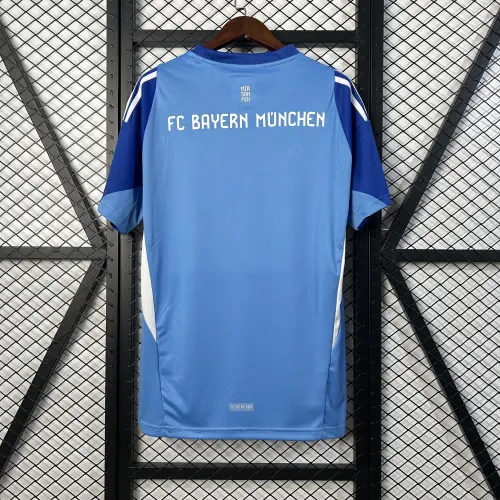 25/26 Bayern Munich Goalkeeper Blue Soccer Jersey