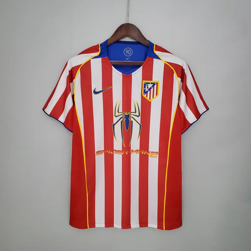 04/05 Atletico Madrid home Retro Soccer Jersey
