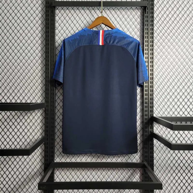 2018 World Cup France home Retro Soccer Jersey