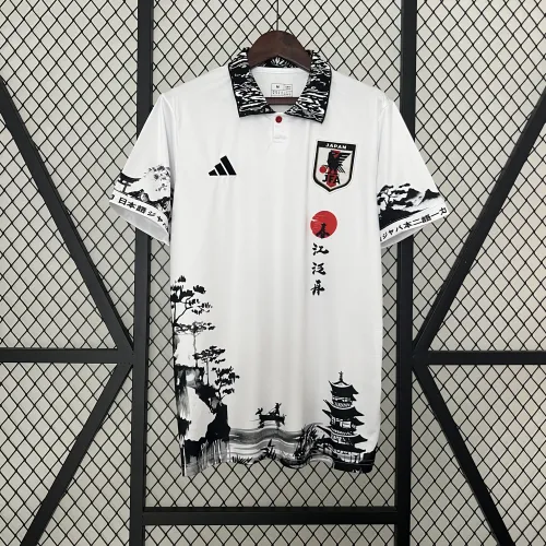 2024 Japan Weißes Sonderheft Trikot