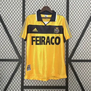 99/10 Deportivo de La Coruna Tercera Camiseta de Fútbol Retro Away