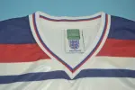 Wit retro voetbalshirt van Engeland uit 1980 (thuiswedstrijd)