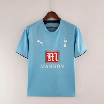 06-07 Tottenham Retro away blue soccer jersey