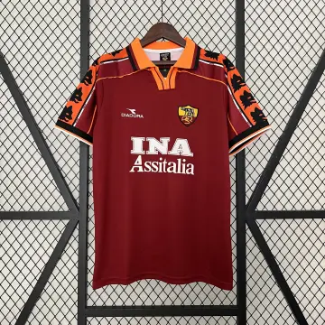 98-99 Roma Home Retro Soccer Jersey