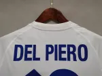 2000 Italy away white Retro Soccer Jersey