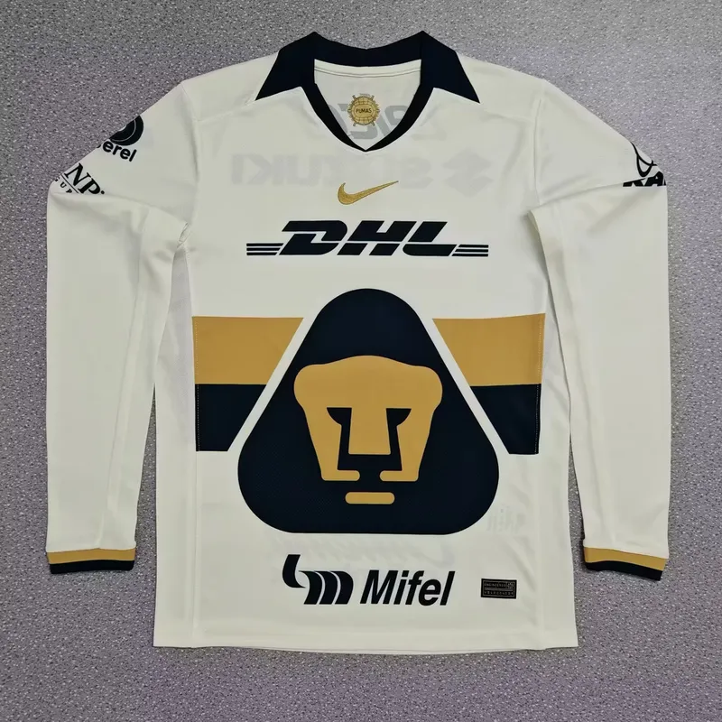 Maglia da casa a maniche lunghe Pumas 25/26