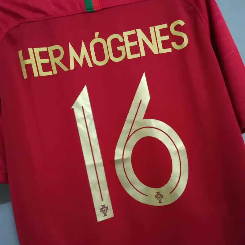 2018 Portugal home Retro World Cup red soccer Jerseys
