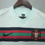 2020 Portugal away Retro white soccer jersey