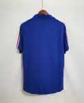 Blauw retro voetbalshirt van het Franse nationale elftal uit 1984