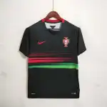 2015 Portugal away Retro black soccer jersey 2015 Portugal away Retro black soccer jersey