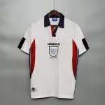 1998 Engeland Wereldkampioenschap Retro Jersey 1998 England World Cup Home Retro Jersey