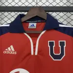 01/02 Club Universidad de Chile Maglia da calcio rossa Retro Away