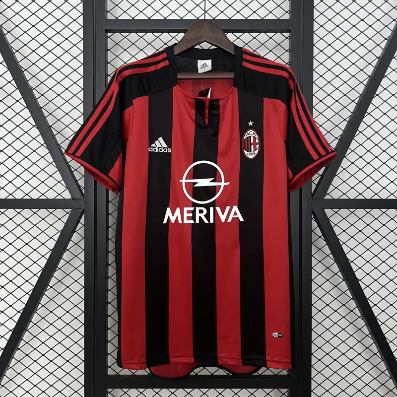 03/04 AC Milan Home Retro Soccer Jersey