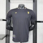 25/26 Manchester United Schwarz Retro Modell Spieler Version Trikot 25/26 Manchester United Black Retro Model Player Version jersey