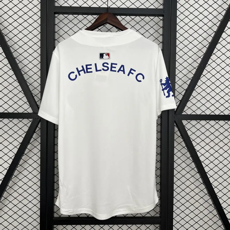 25/26 Chelsea White Baseball Jersey
