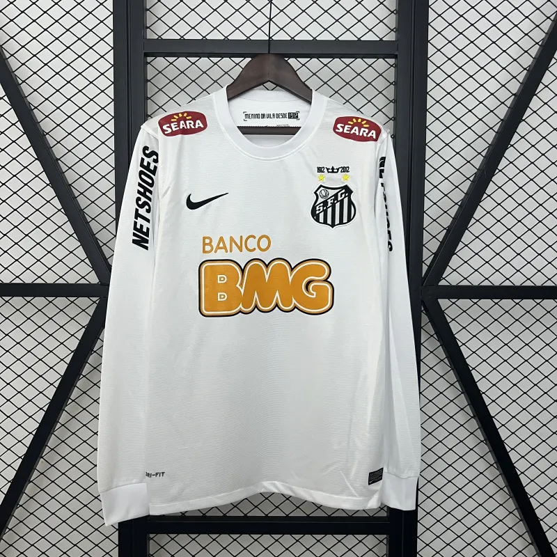 11/12 Santos Home Retro Long Sleeve Jersey