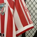 25/26 Athletic Bilbao100th Anniversary Home Stadium Retro Soccer Jersey