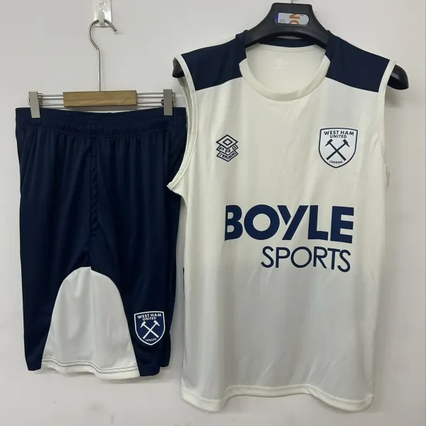 West Ham United 25/26 soccer training kit - A-Grade Quality Detail View