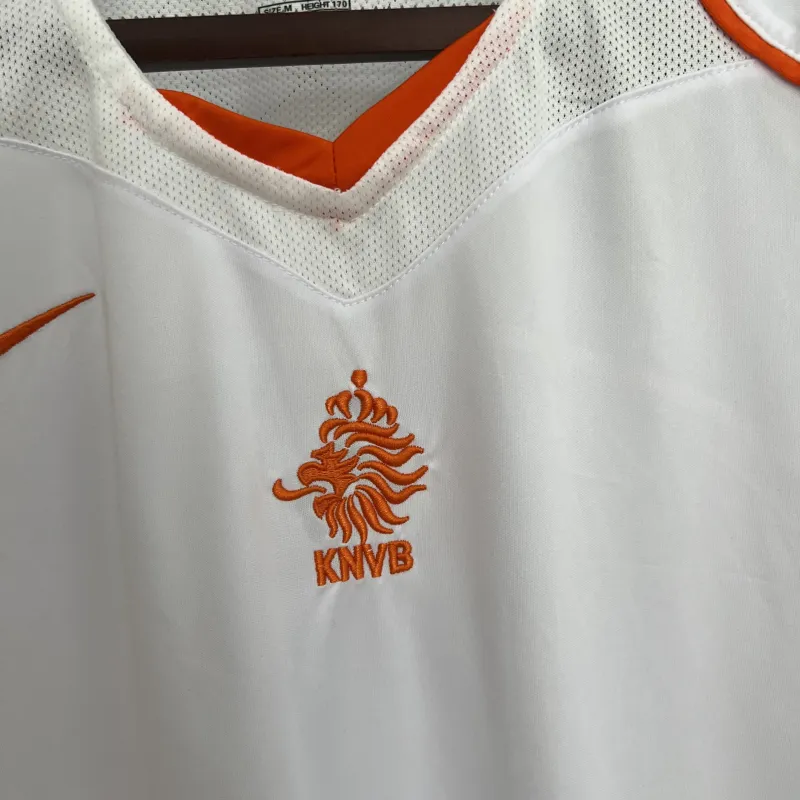 2004 Netherlands Away Retro Soccer Jersey