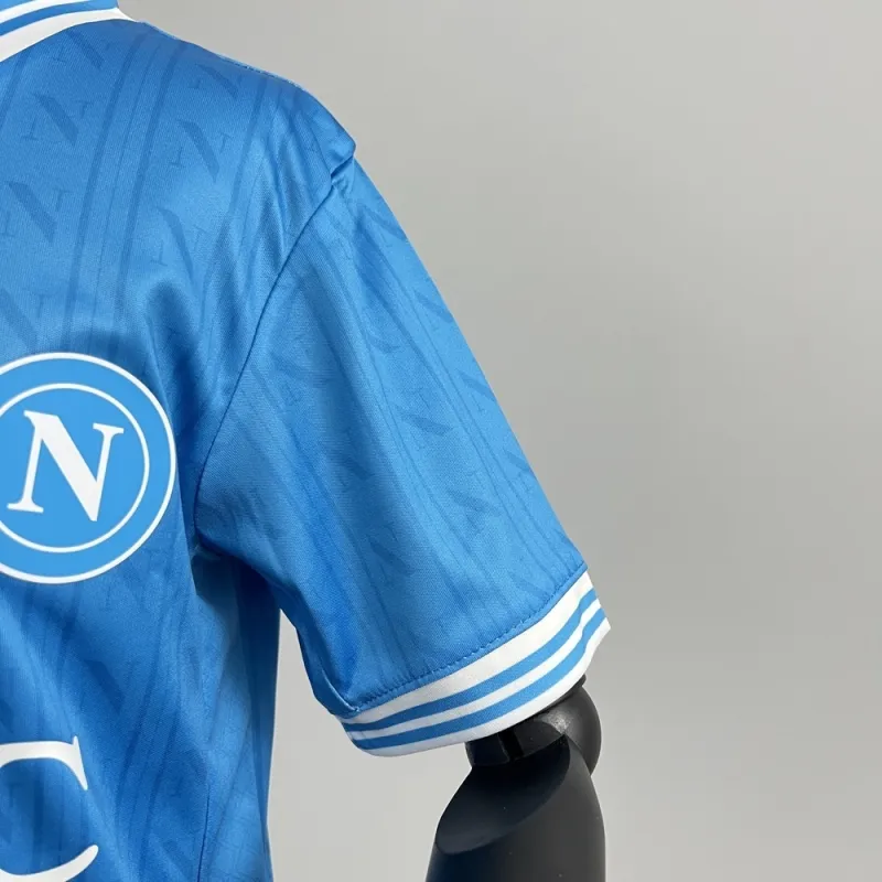 25/26 Napoli Home blue kids kit