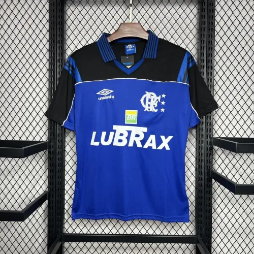 99/00 Flamengo blauw keepersuniform – retro voetbalshirt