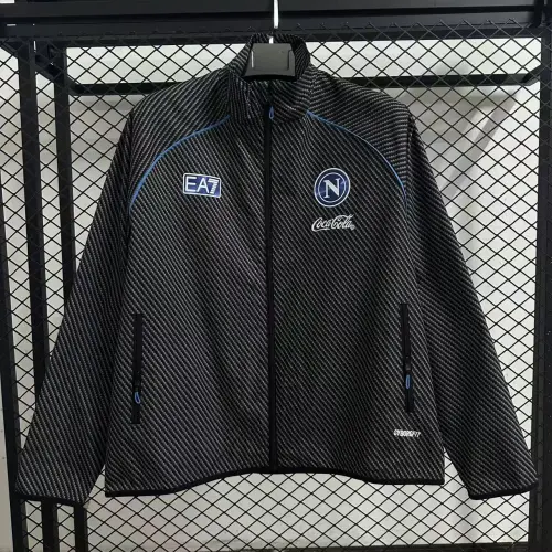 25/26 Napoli pad printed black waterproof windbreaker