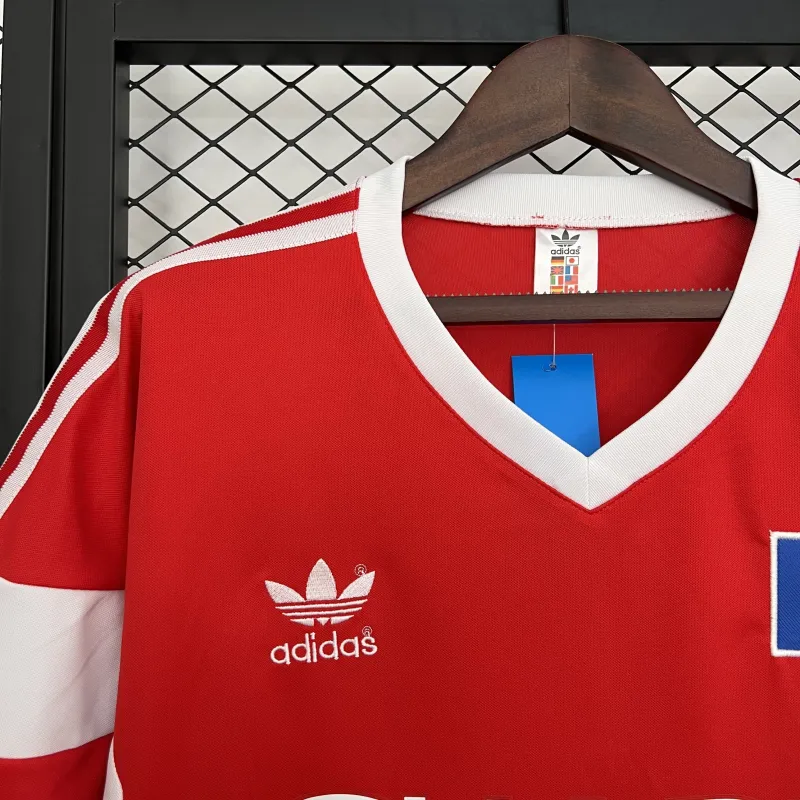 88/89 Hamburger FC Rot Retro Fußball Trikot