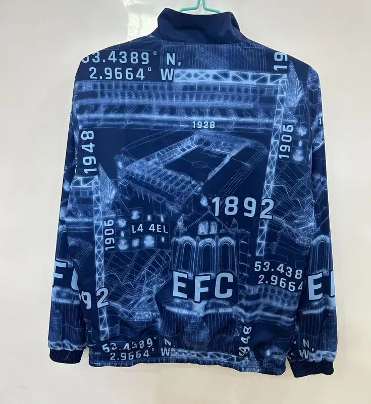 25/26 Everton blue reversible Windbreaker