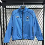 25/26 Napoli – blaue, wasserdichte Windjacke mit Tampondruck 25/26 Napoli pad printed blue waterproof windbreaker