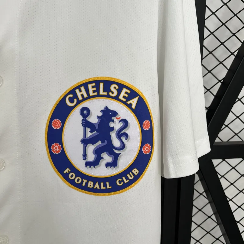 25/26 Chelsea White Baseball Jersey