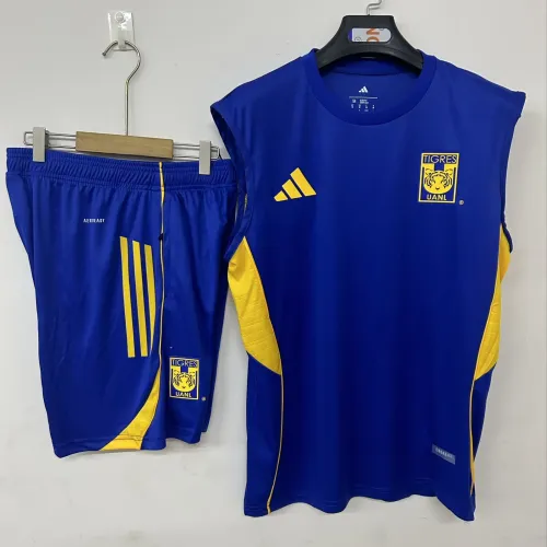 25-26 Tigres UANL Blue Vest Sleeveless training Kit