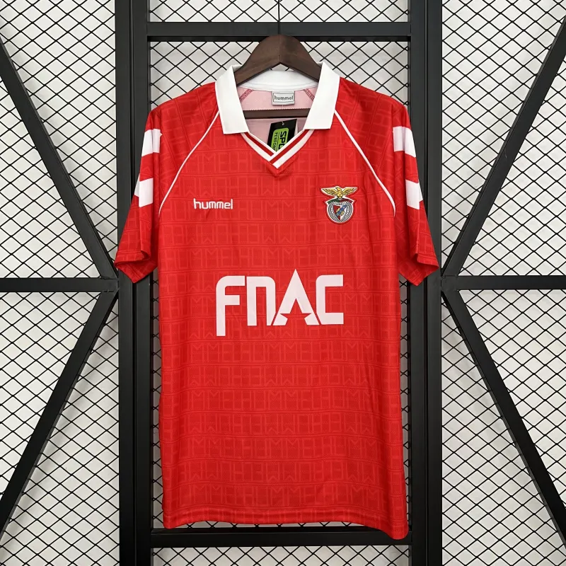 90/91 Benfica Home Retro Soccer Jersey